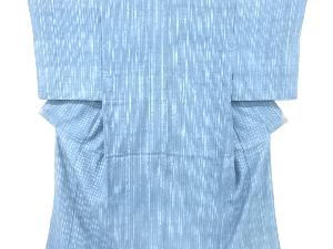 縞模様手織り紬着物